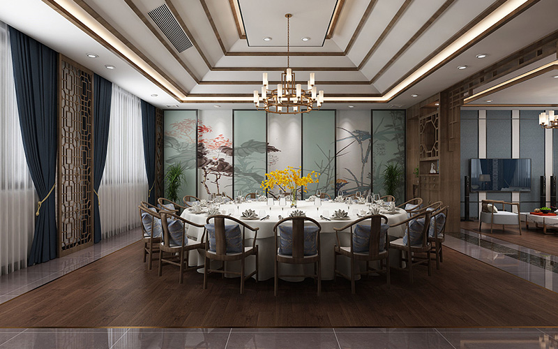 1200㎡中山會所設計裝修